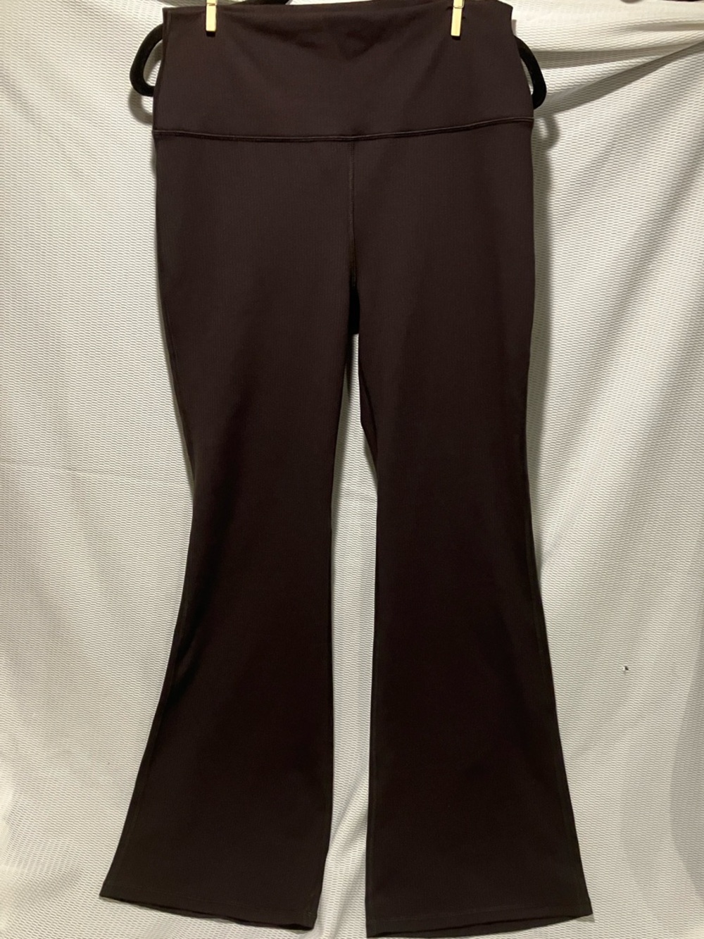 90 Degree By Reflex Women's Brown Boot Cut Flare Yoga Pants